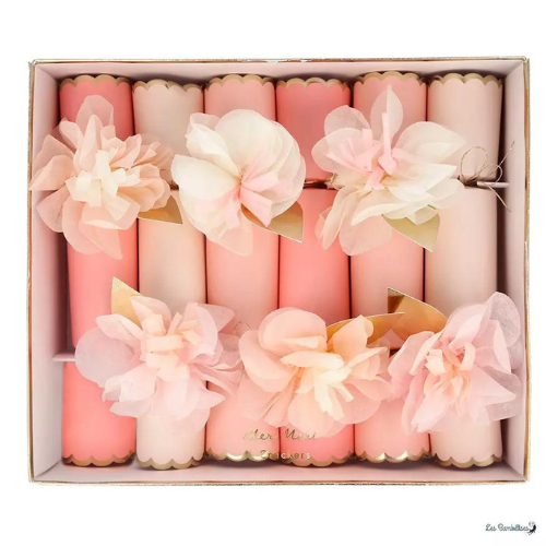 crackers-fleurs-rose